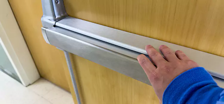 Installing a Push Bar on a Door Randallstown